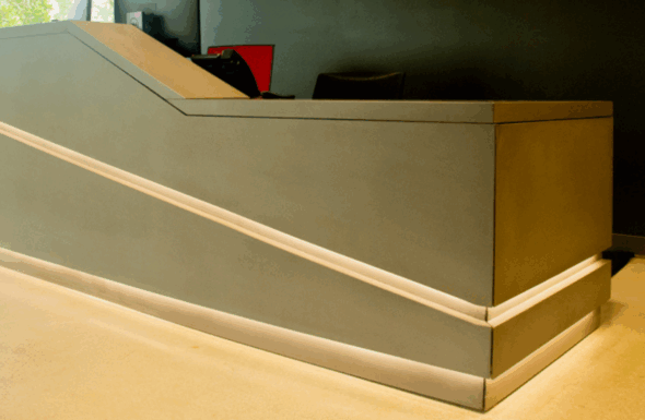Chaney Reception Desk Wins International Decorative Concrete Award