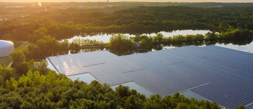 Chaney Leads the Way to Net Zero with Floating Solar Innovation